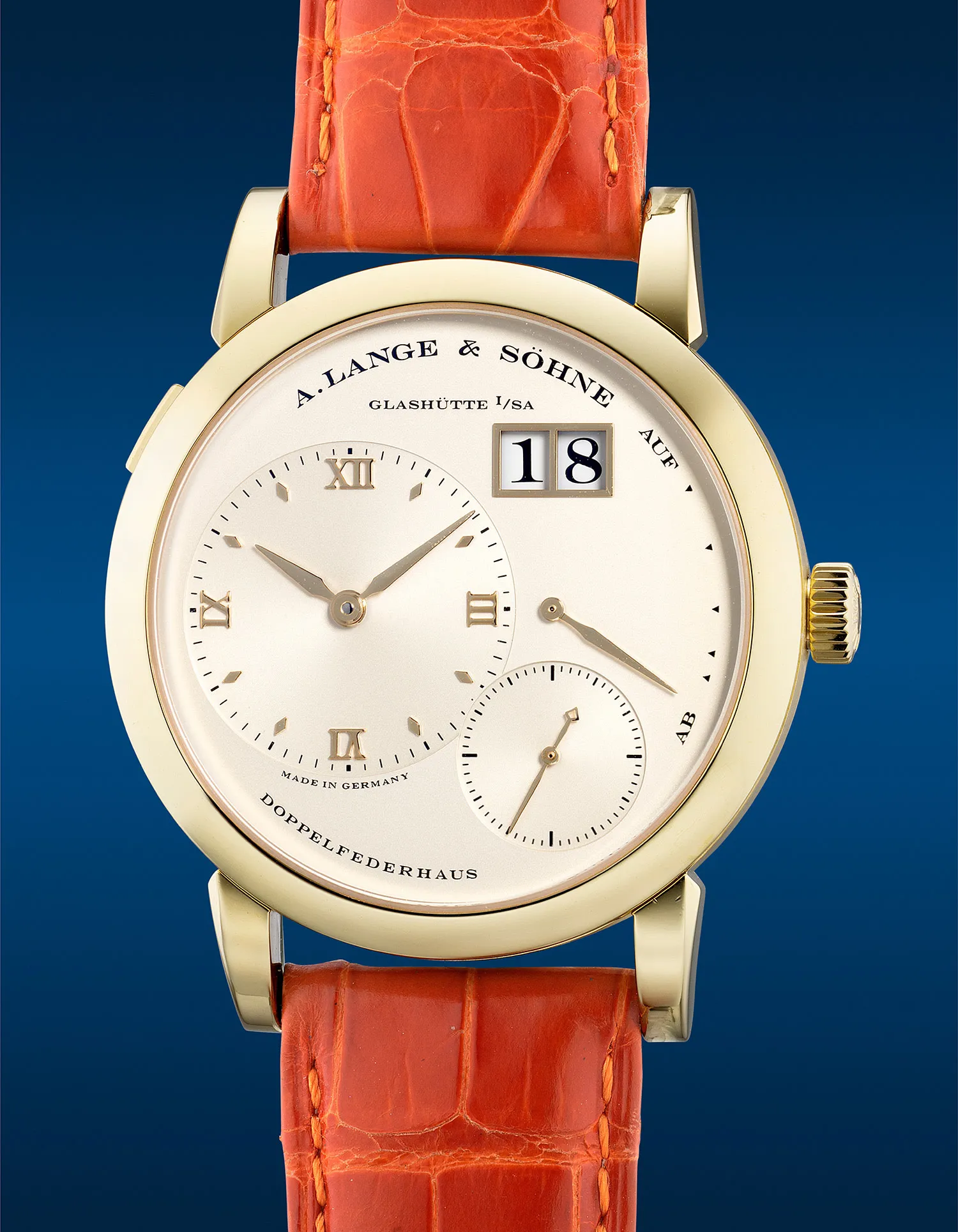 A. Lange & Söhne Lange 1 101.021 38.5mm Yellow gold Silver