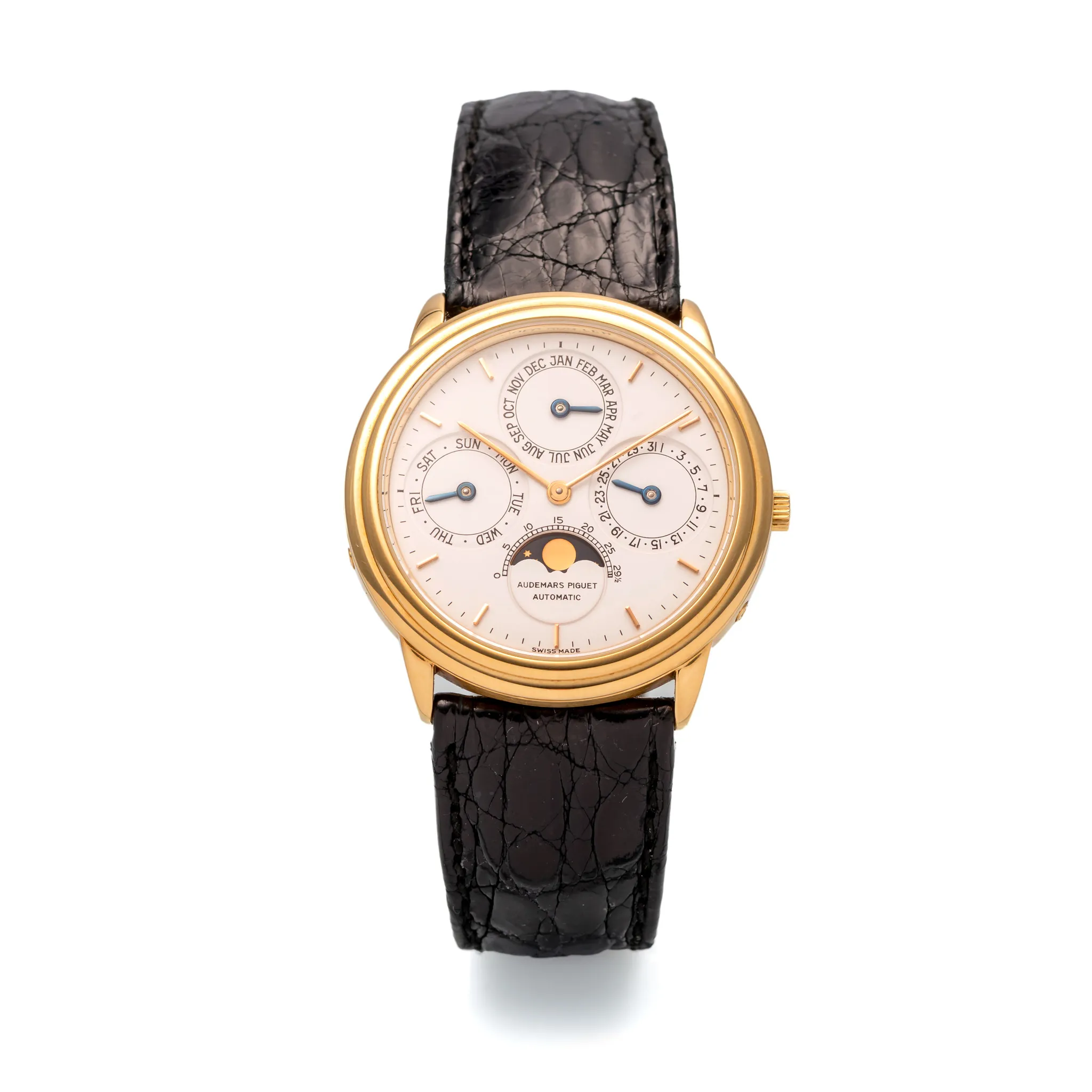 Audemars Piguet Quantiême Perpetual 25657BA 36.1mm Yellow gold Silver