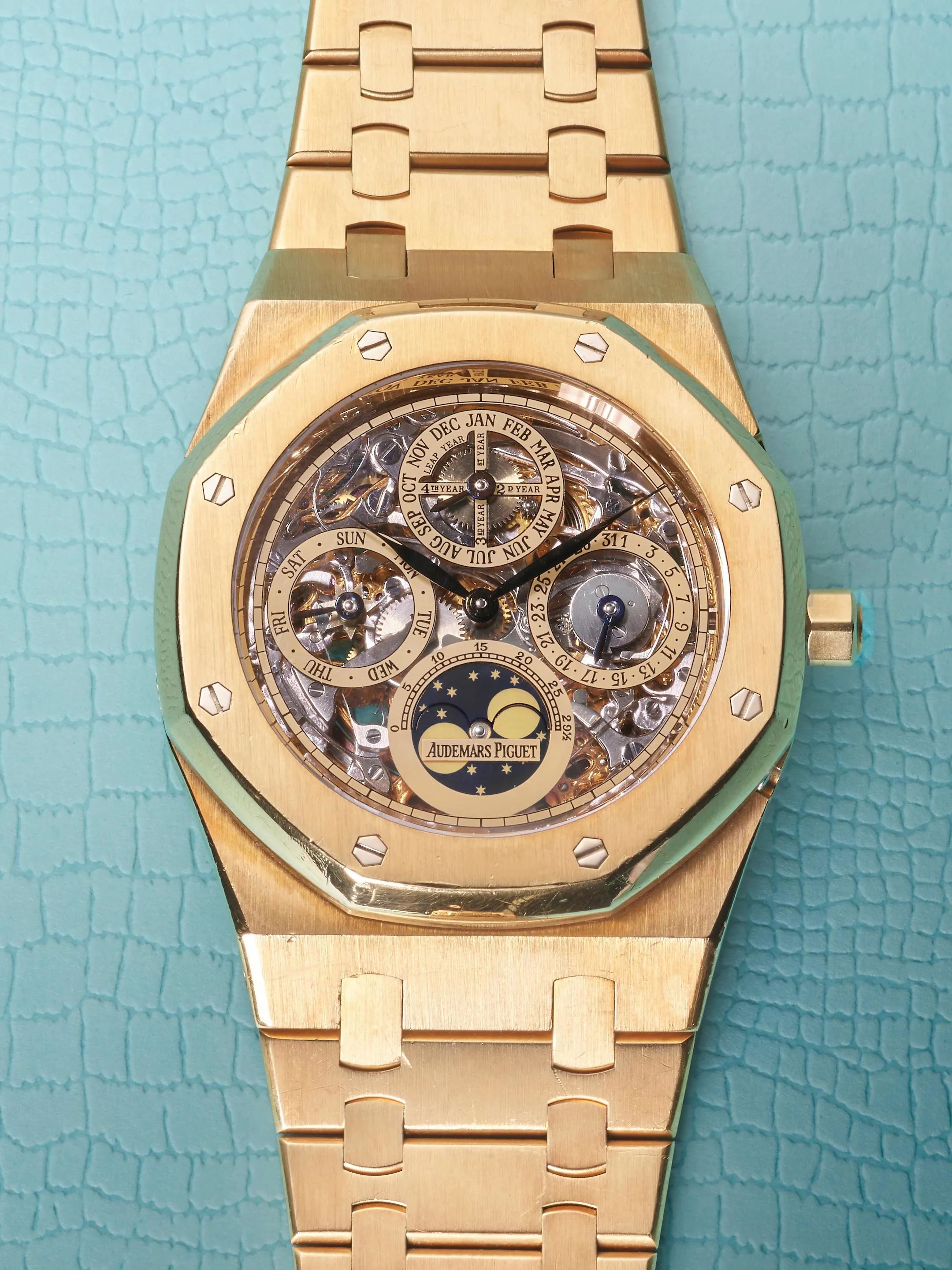 Audemars Piguet Royal Oak Perpetual Calendar 25829BA 39mm Yellow gold Skeletonized