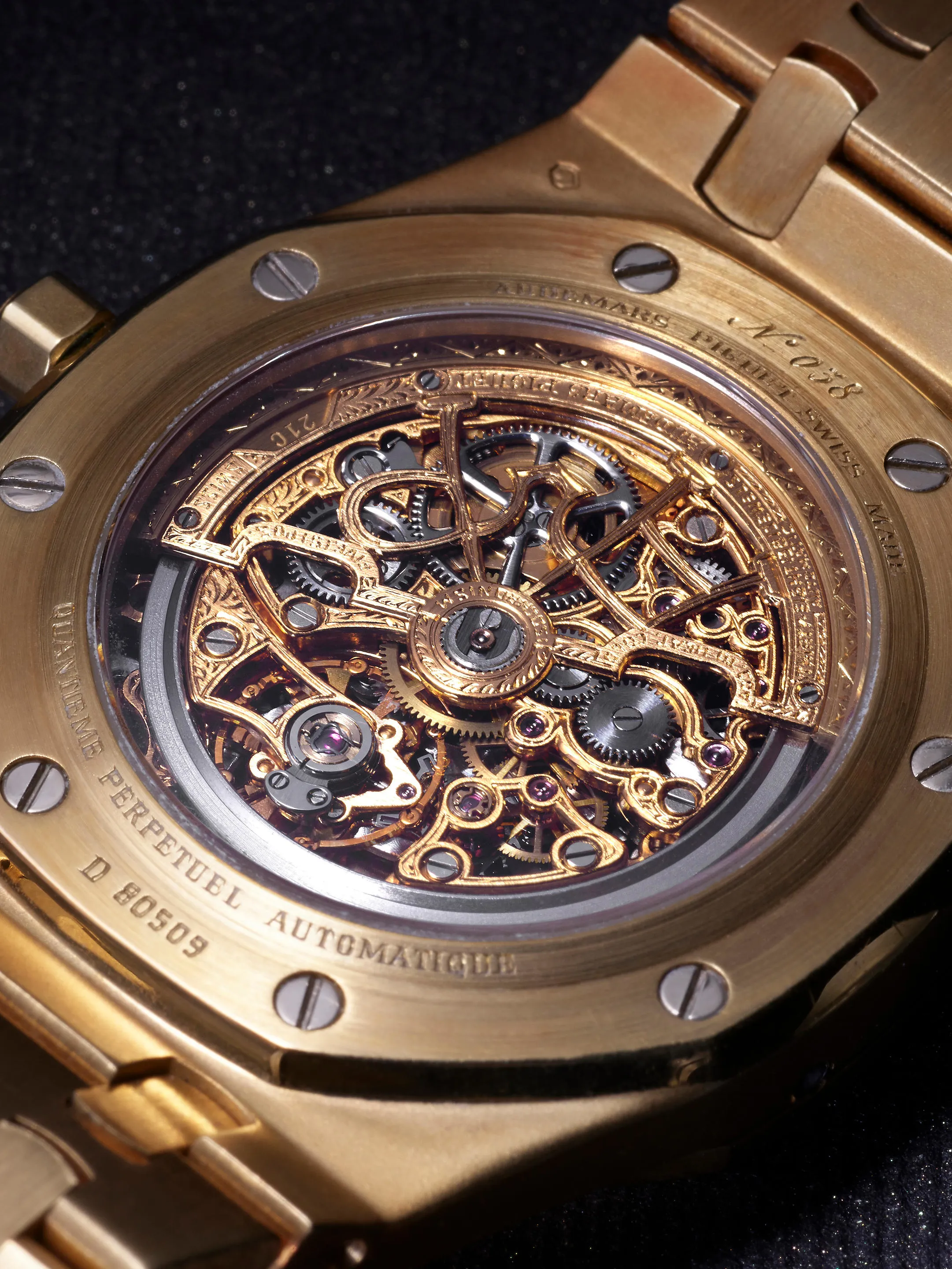 Audemars Piguet Royal Oak Perpetual Calendar 25829BA 39mm Yellow gold Skeletonized 1