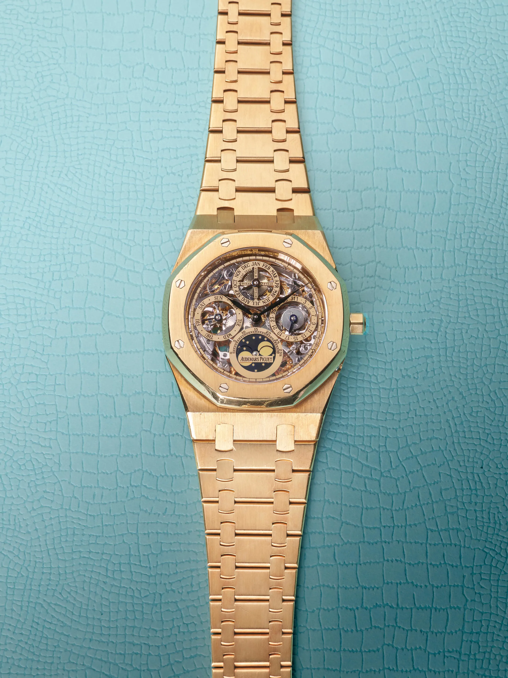 Audemars Piguet Royal Oak Perpetual Calendar 25829BA 39mm Yellow gold Skeletonized 4