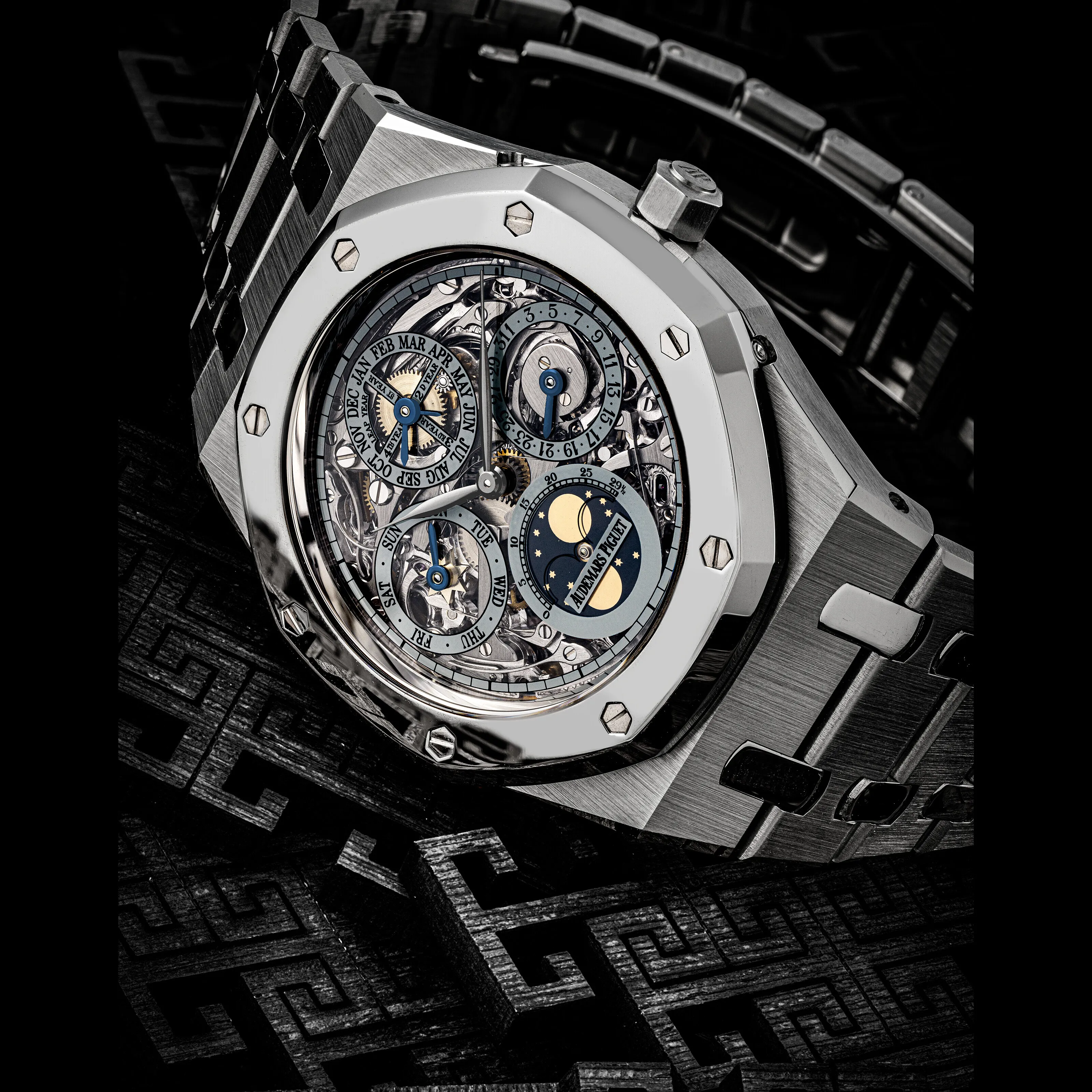 Audemars Piguet Royal Oak Perpetual Calendar 25829SP.OO.0944SP.01 39mm Platinum Skeletonized