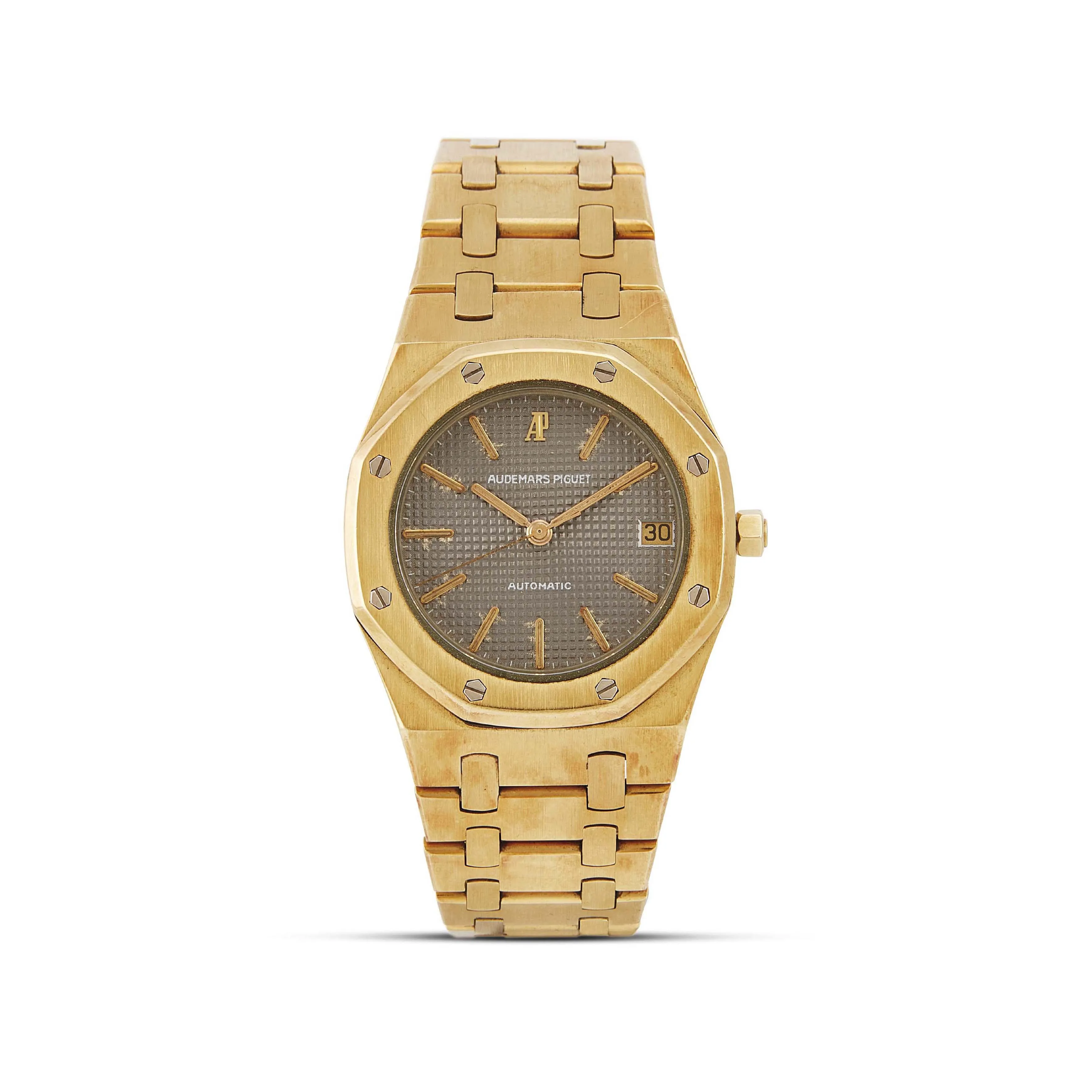 Audemars Piguet Royal Oak 4100 35mm Yellow gold Brown