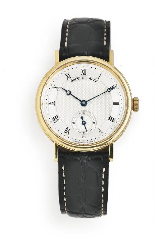 Breguet Classique 5907 34.5mm Yellow gold Silver