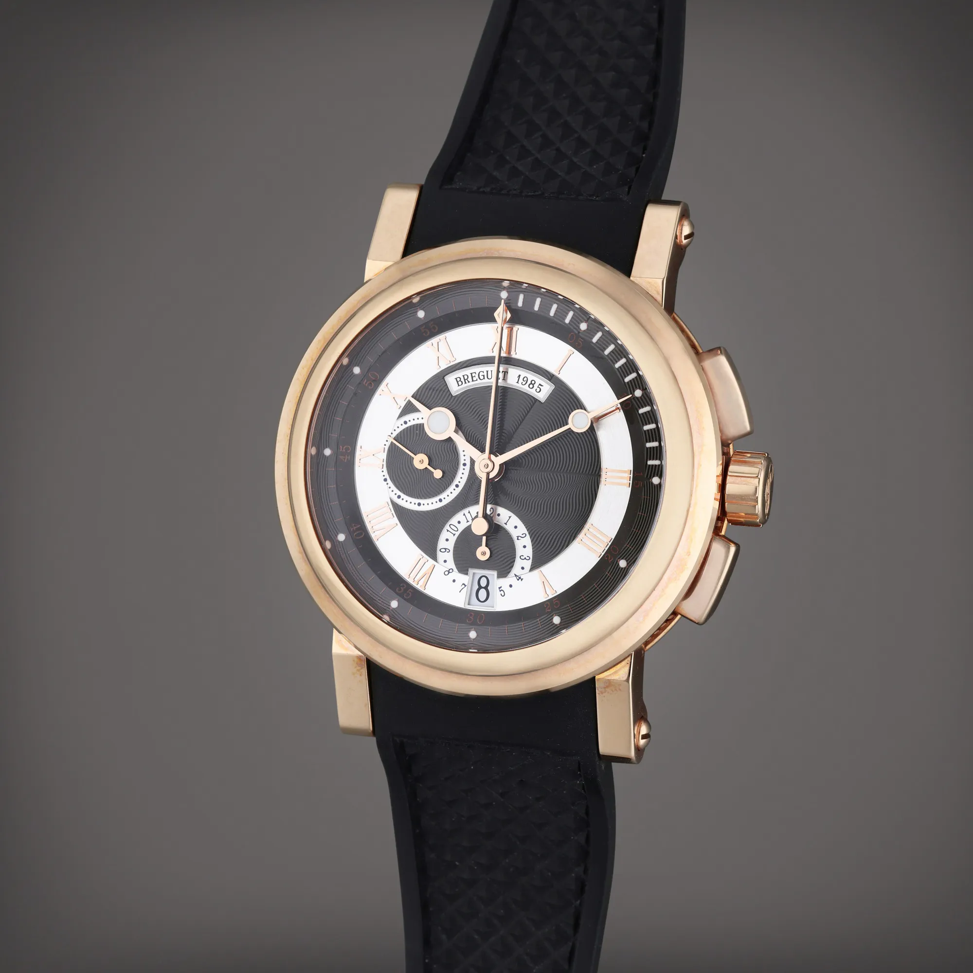 Breguet Marine 5827BR/Z2/5ZU 43mm Rose gold Black