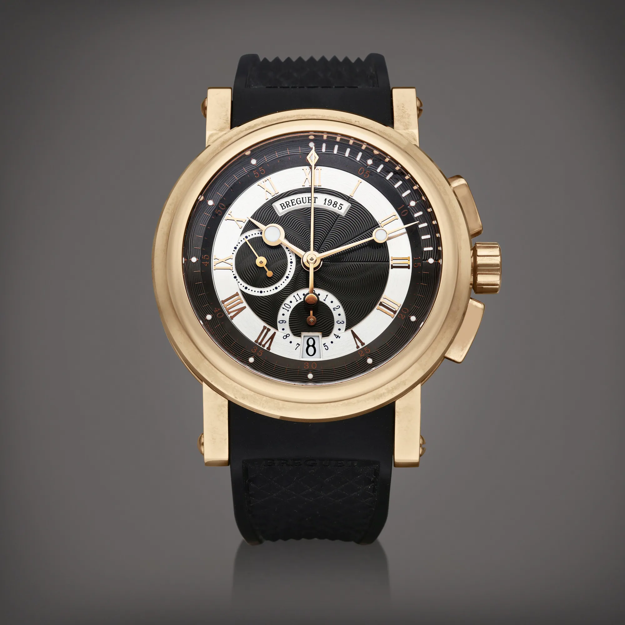 Breguet Marine 5827BR/Z2/5ZU 43mm Rose gold Black 1