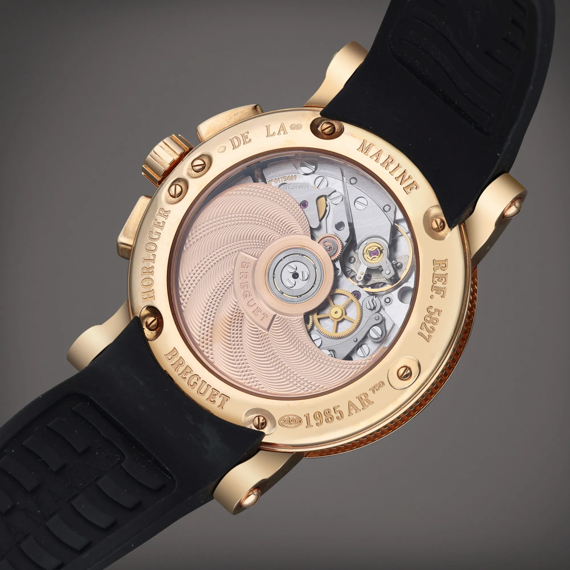 Breguet Marine 5827BR/Z2/5ZU 43mm Rose gold Black 4