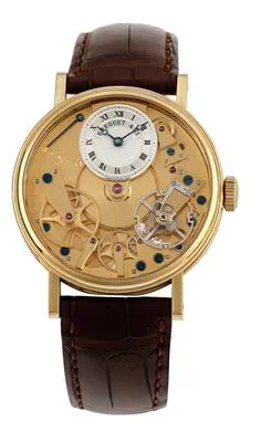 Breguet Tradition 7027 38mm Yellow gold Skeletonized