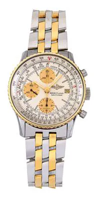 Breitling Navitimer 81610 42mm Yellow gold and stainless steel White