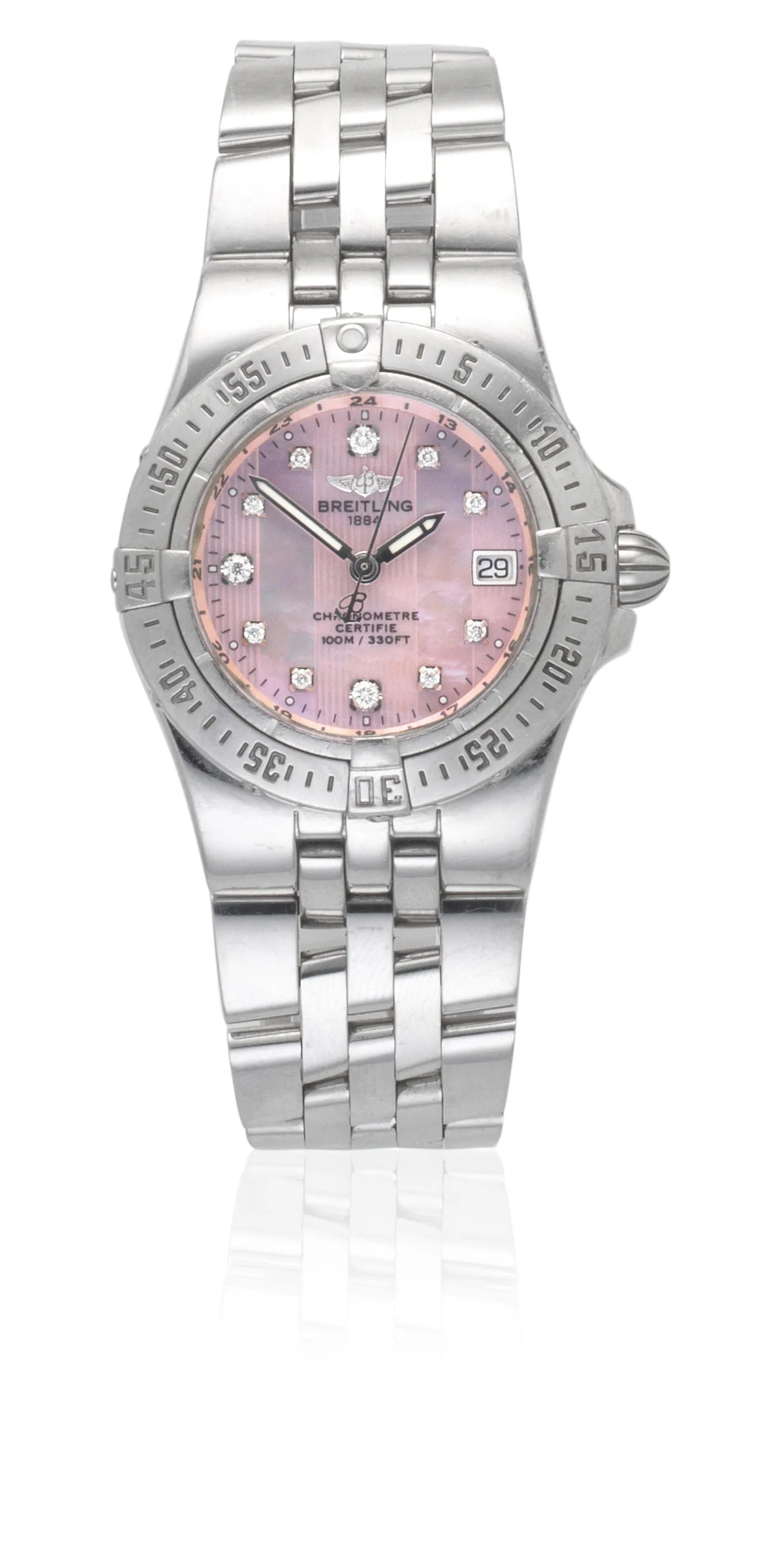 Breitling A71340 30mm Stainless steel Mother-of-pearl