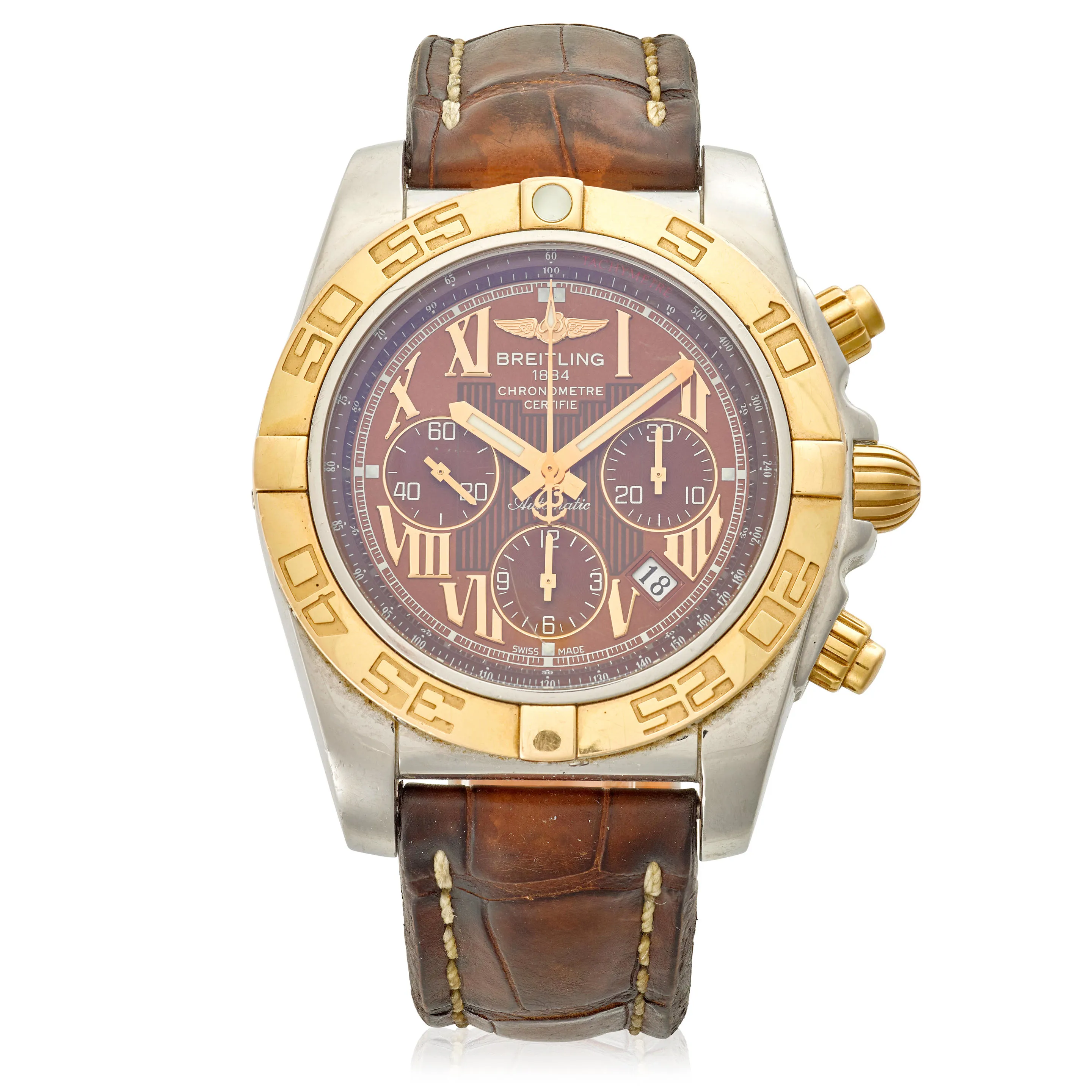 Breitling Chronomat CB 0110 44mm Yellow gold Bronze