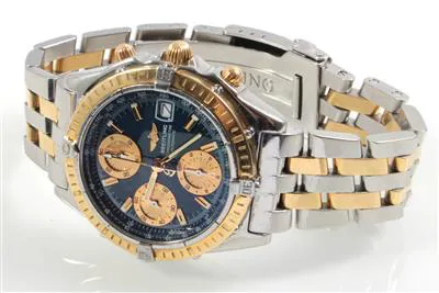 Breitling Chronomat D13352 39mm Stainless steel and yellow gold Blue