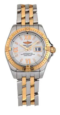 Breitling Galactic C49350 40mm Yellow gold and Stainless steel Guilloché