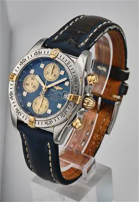 Breitling Cockpit B13357 39mm Yellow gold and Stainless steel Blue 1