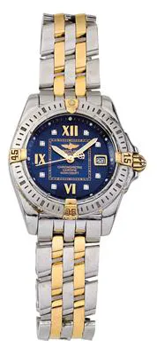 Breitling Galactic B71356 Yellow gold and Stainless steel Blue