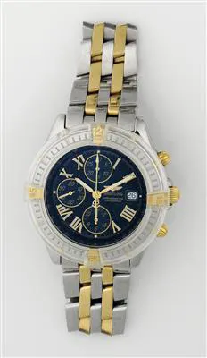 Breitling Crosswind B13355 Silver and Yellow gold Black