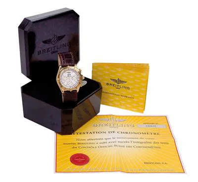 Breitling Windrider K44355 42mm Yellow gold Mother-of-pearl 1