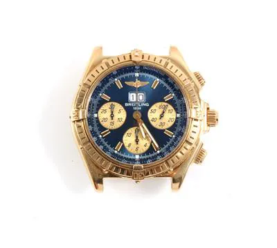 Breitling Crosswind nullmm Yellow gold Blue