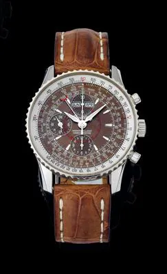 Breitling Montbrillant A21330 44mm Stainless steel Brown