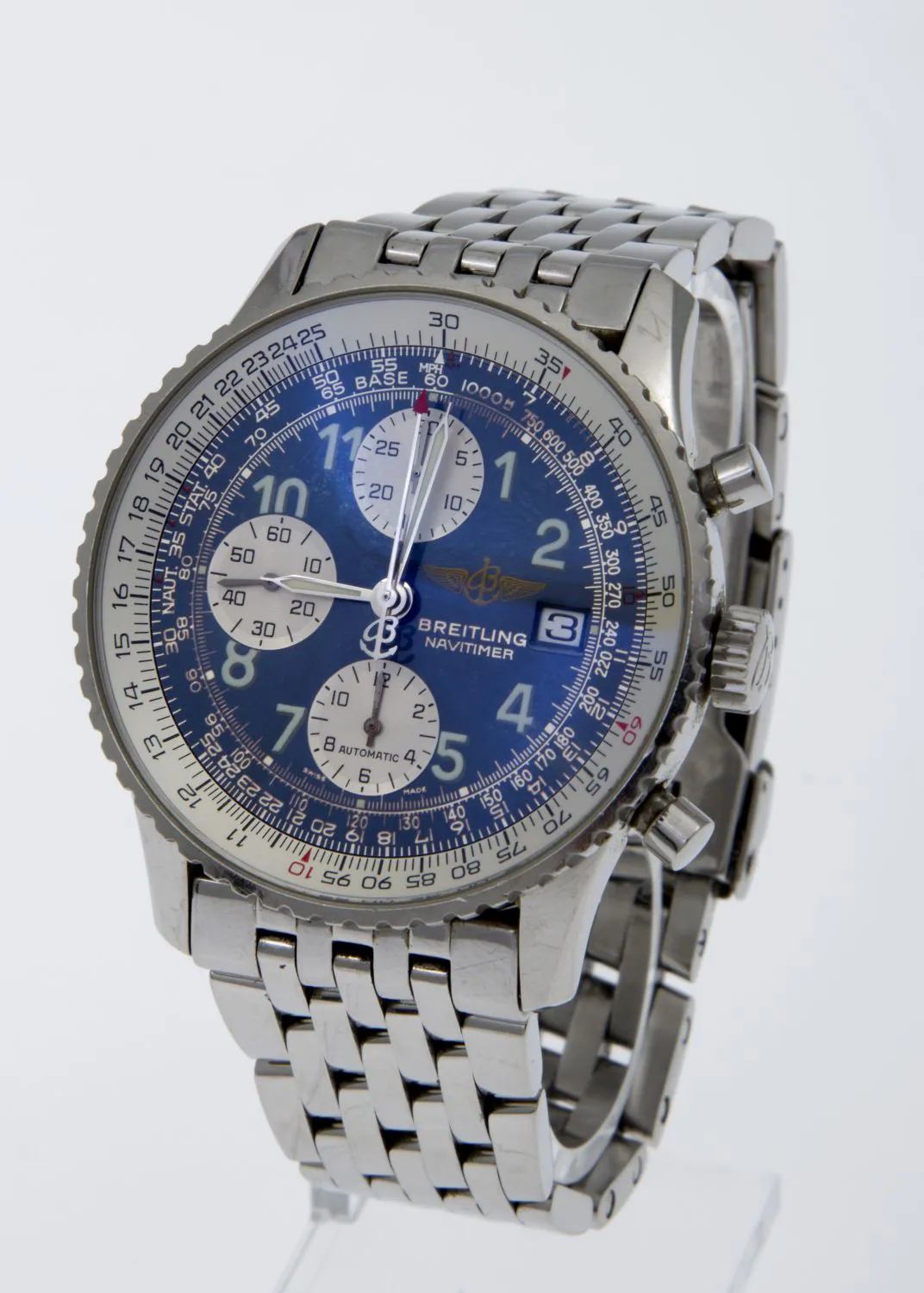 Breitling Navitimer A13322 40mm Stainless steel Blue