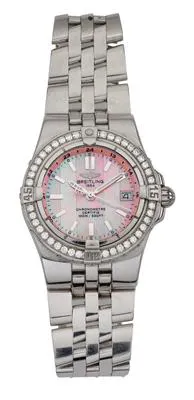 Breitling Galactic A71340 30mm Stainless steel White