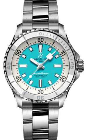 Breitling Superocean A17377211C1A1 36mm Stainless steel Turquoise