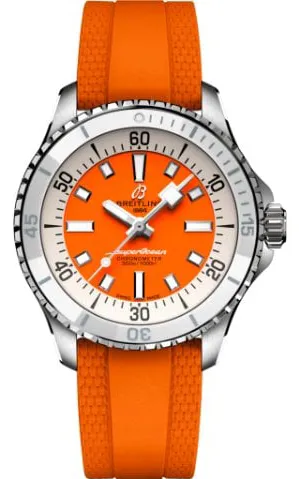 Breitling Superocean A17377211O1S1 36mm Stainless steel Orange