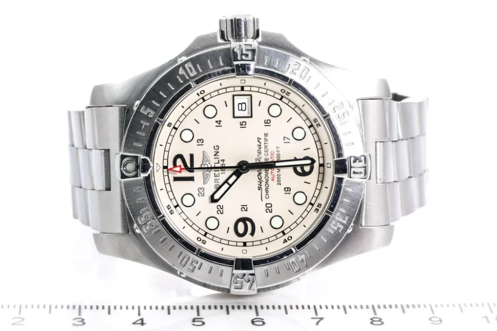 Breitling Superocean A17390 44mm Stainless steel Ivory 2