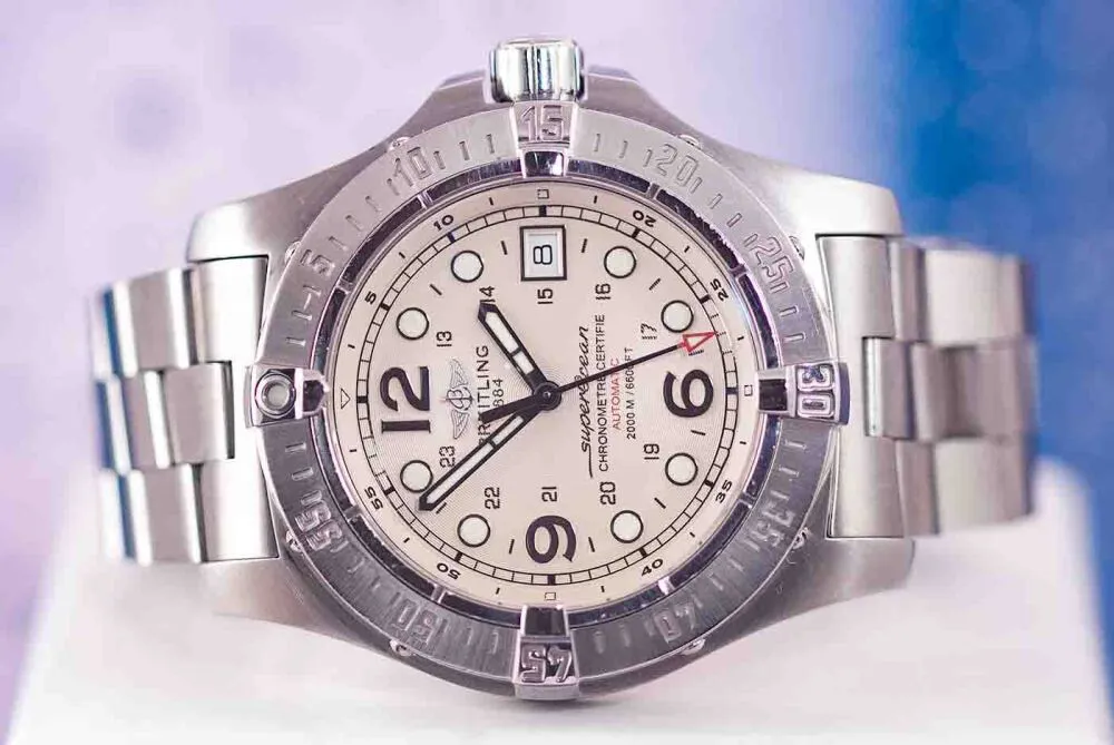 Breitling Superocean A17390 44mm Stainless steel Ivory 7