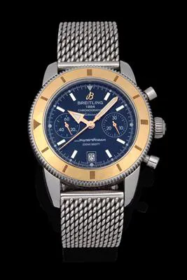 Breitling Superocean Heritage U23370 44mm Yellow gold and stainless steel Black