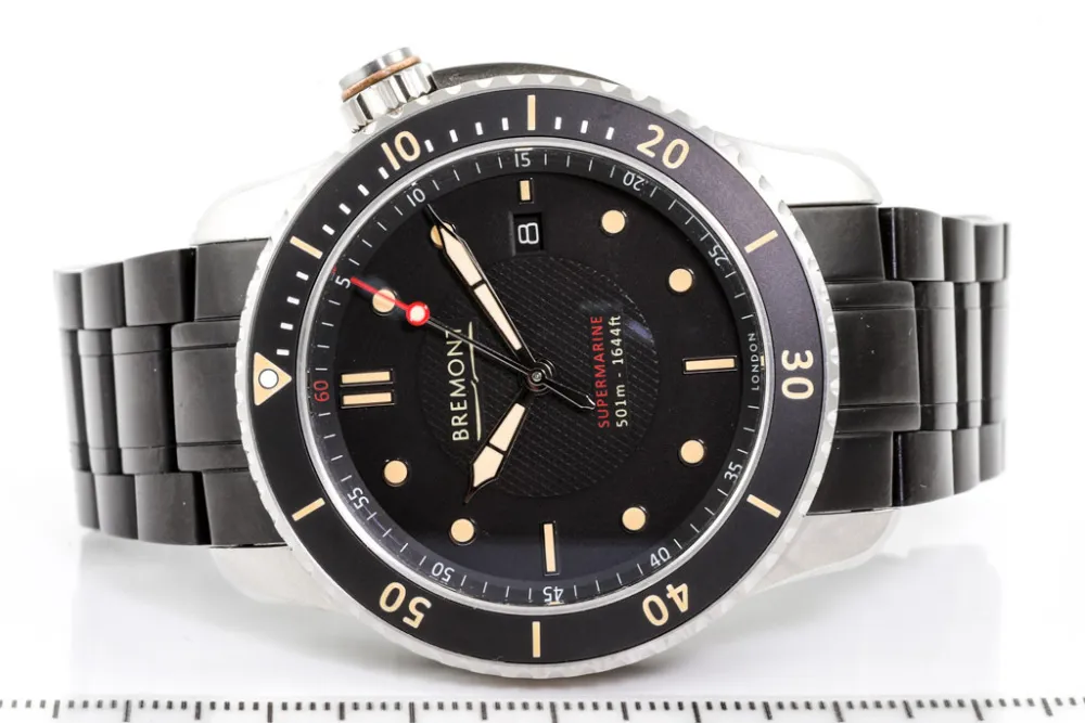 Bremont Supermarine S500 43mm Stainless steel Black 1