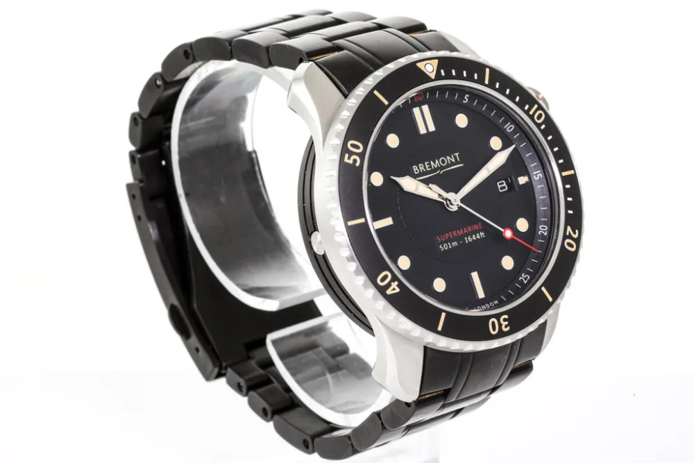 Bremont Supermarine S500 43mm Stainless steel Black 4