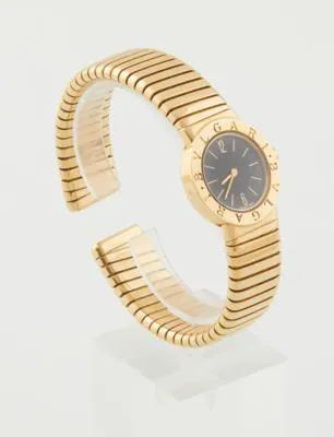 Bulgari Tubogas BB 23 2T 23mm Yellow gold Black 2