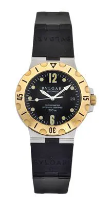 Bulgari Diagono SD38SG 39mm Stainless steel Black