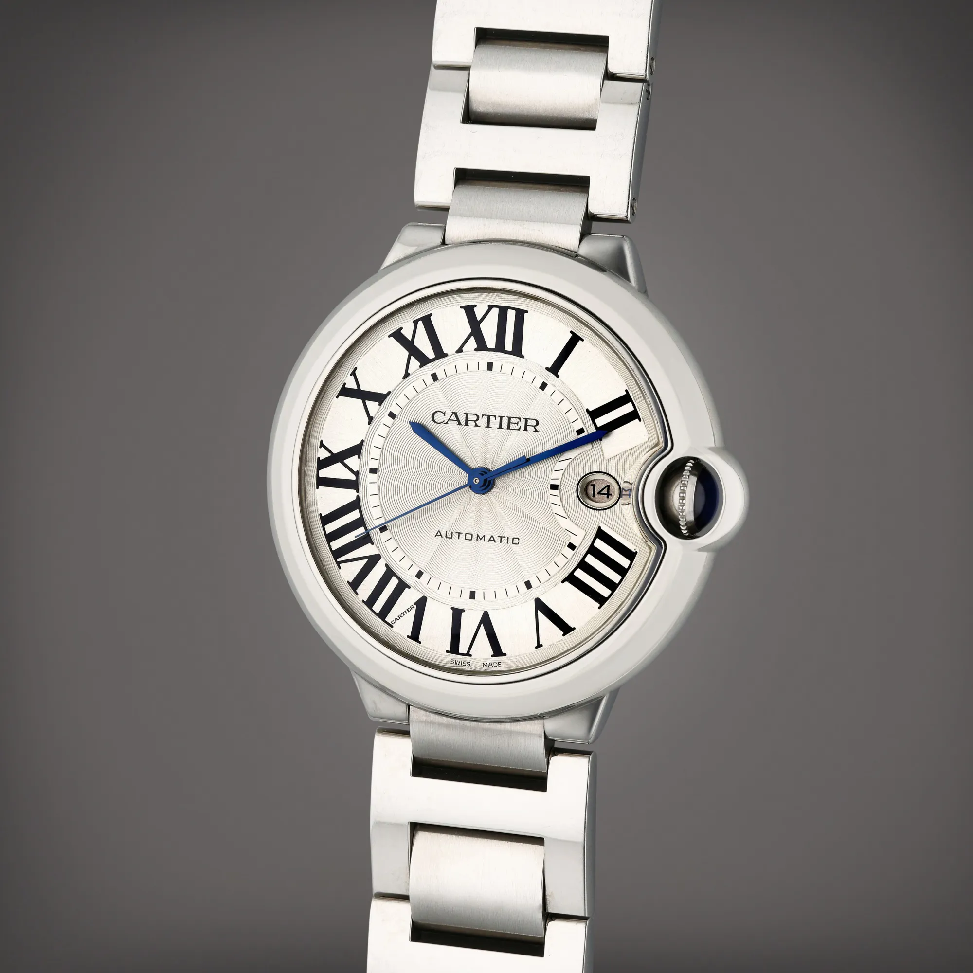 Cartier Ballon Bleu 3001 42mm Stainless steel Silver