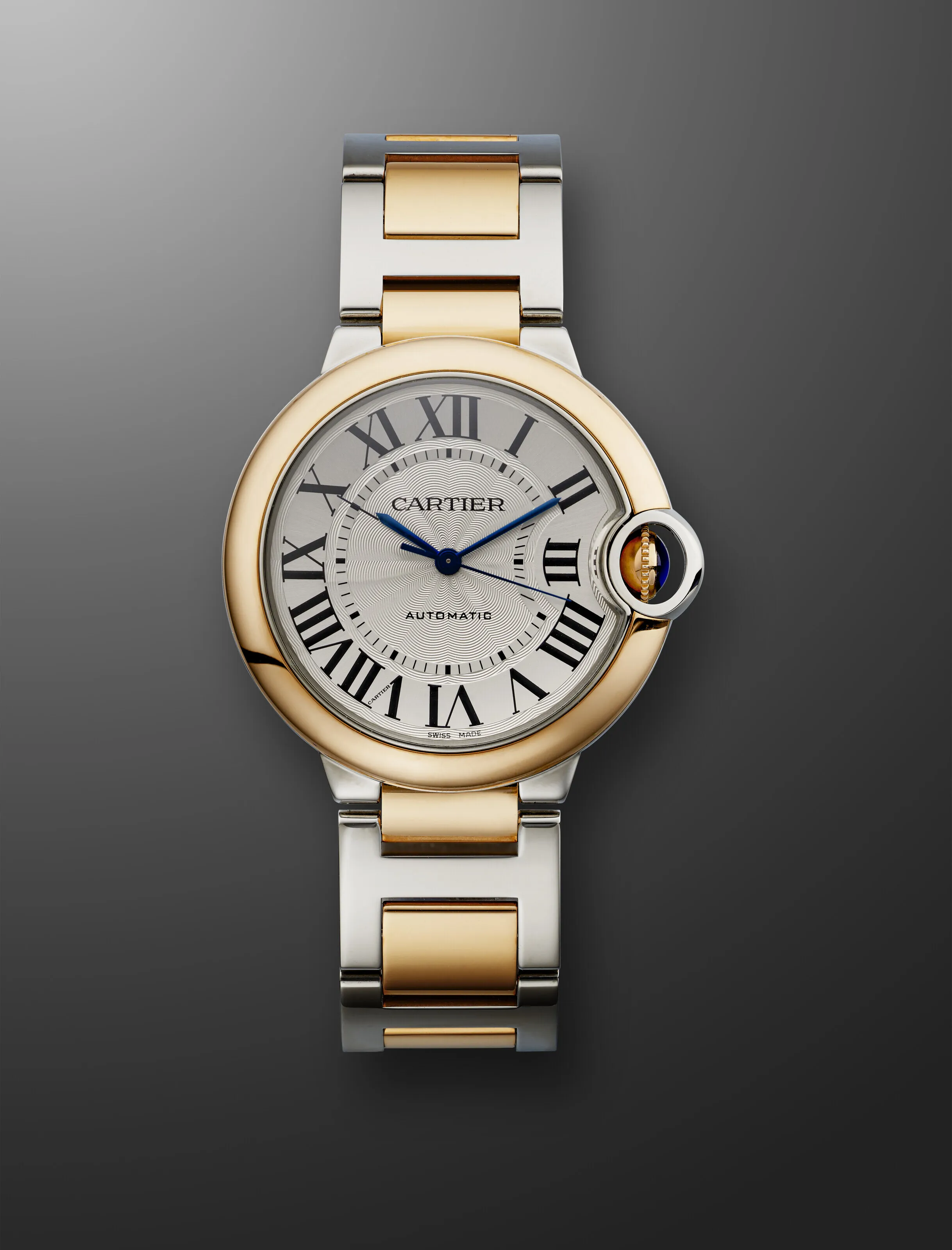 Cartier Ballon Bleu 3754 36mm Yellow gold and Stainless steel Silver