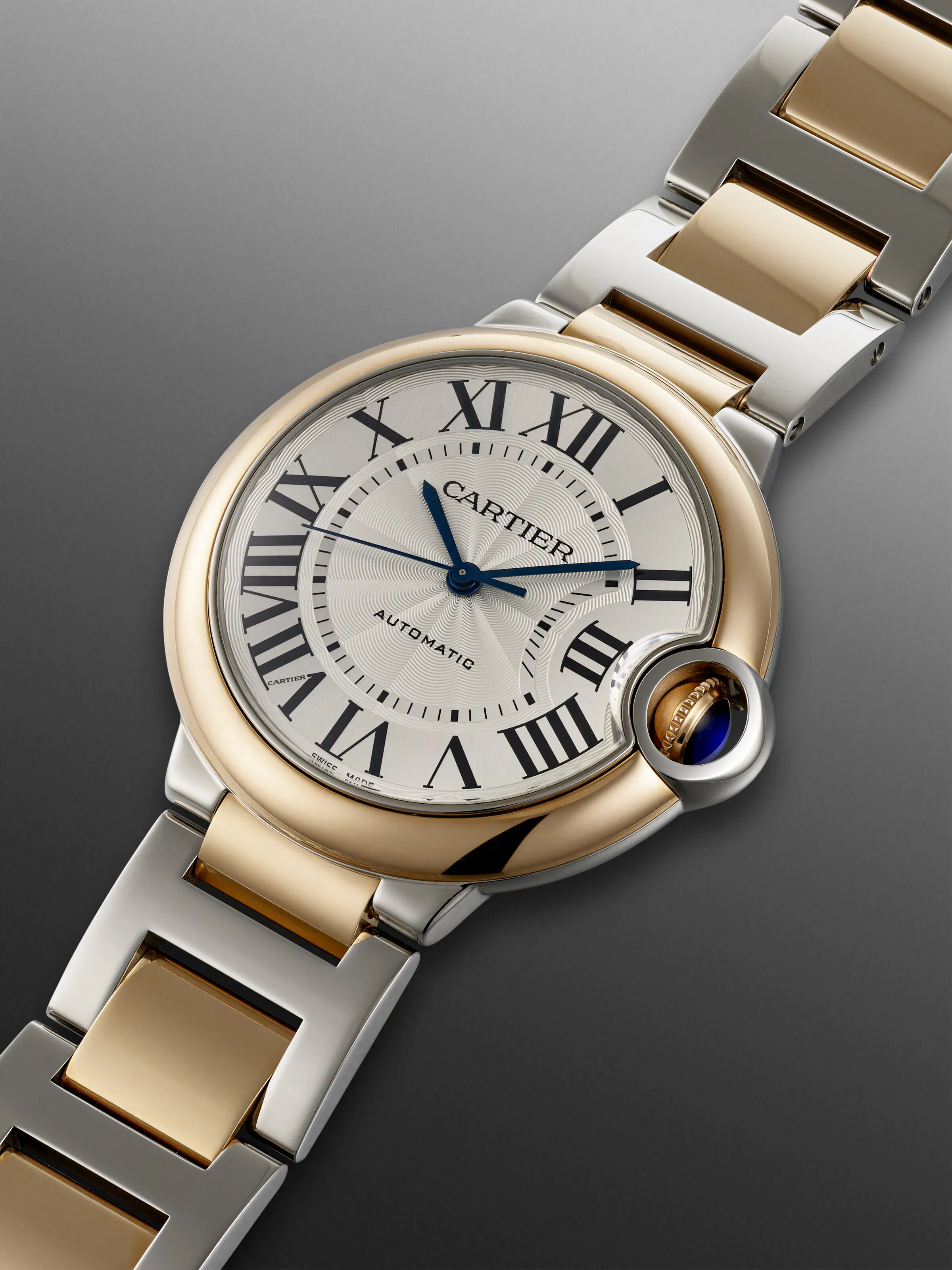 Cartier Ballon Bleu 3754 36mm Yellow gold and Stainless steel Silver 1