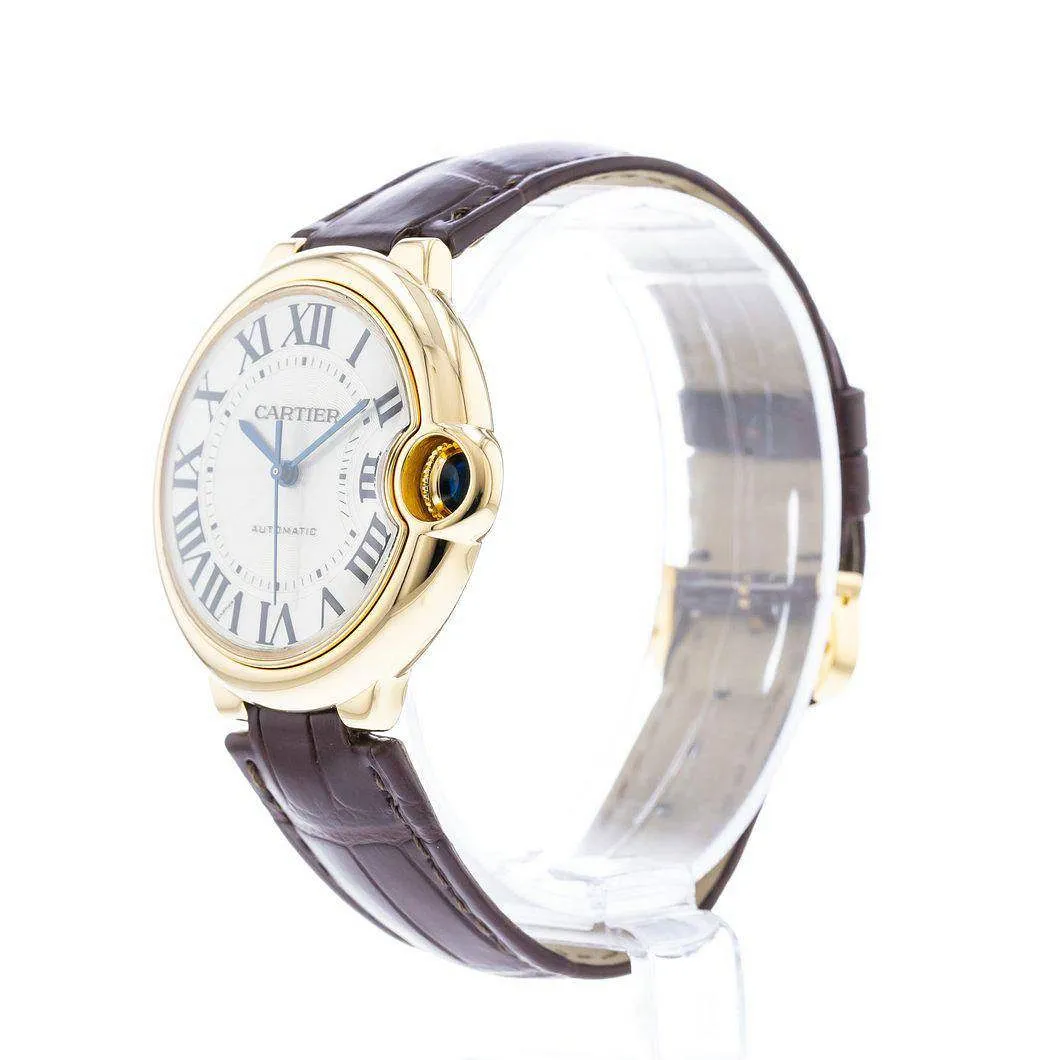 Cartier Ballon Bleu W6900356 36mm Yellow gold Silver 2