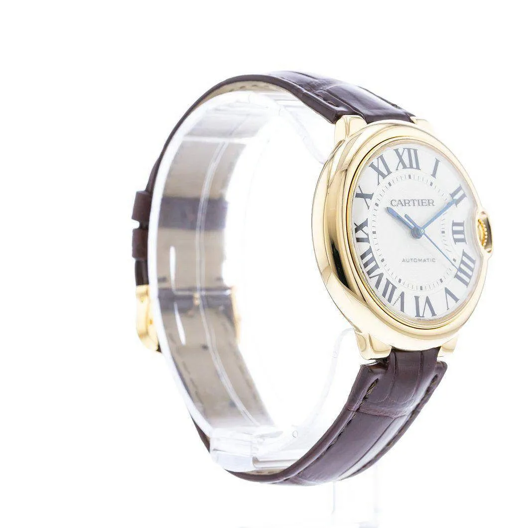 Cartier Ballon Bleu W6900356 36mm Yellow gold Silver 5