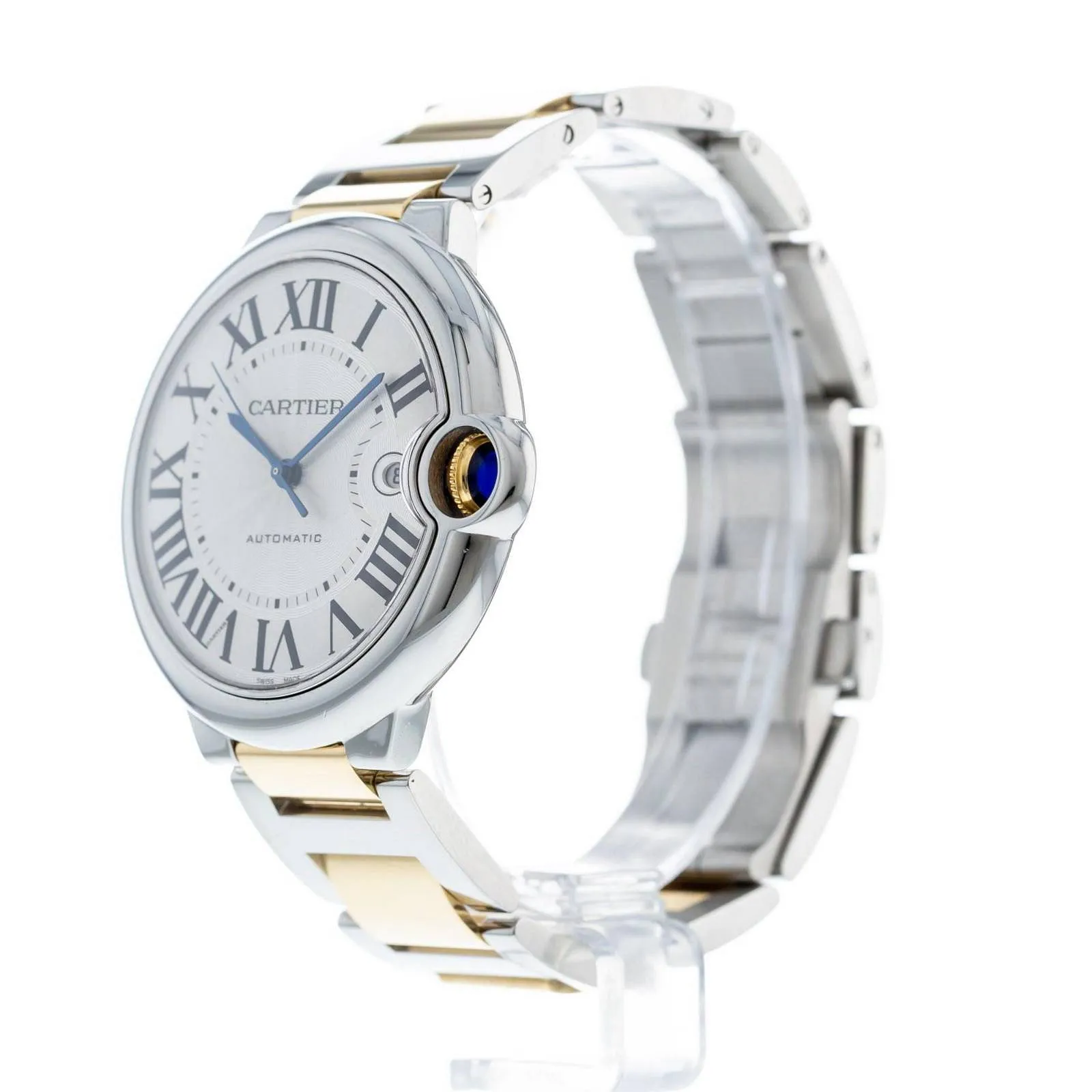 Cartier Ballon Bleu W69009Z3 42mm Stainless steel White 1