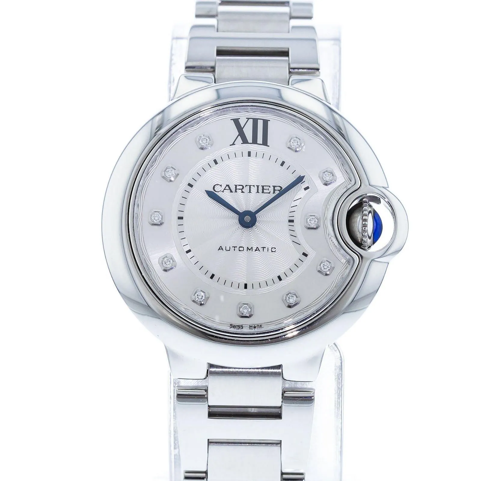 Cartier Ballon Bleu 33mm WE902074 33mm Stainless steel Silver