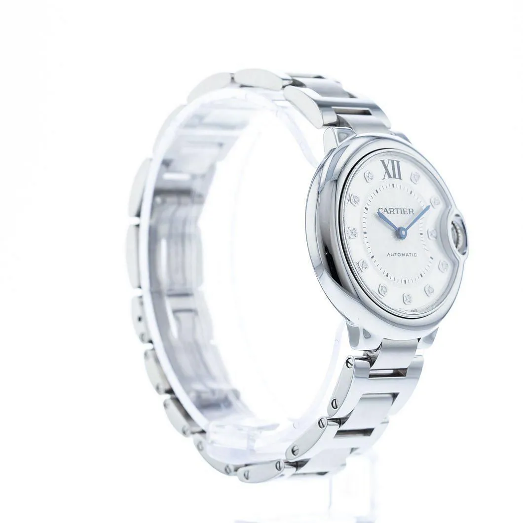 Cartier Ballon Bleu 33mm WE902074 33mm Stainless steel Silver 3