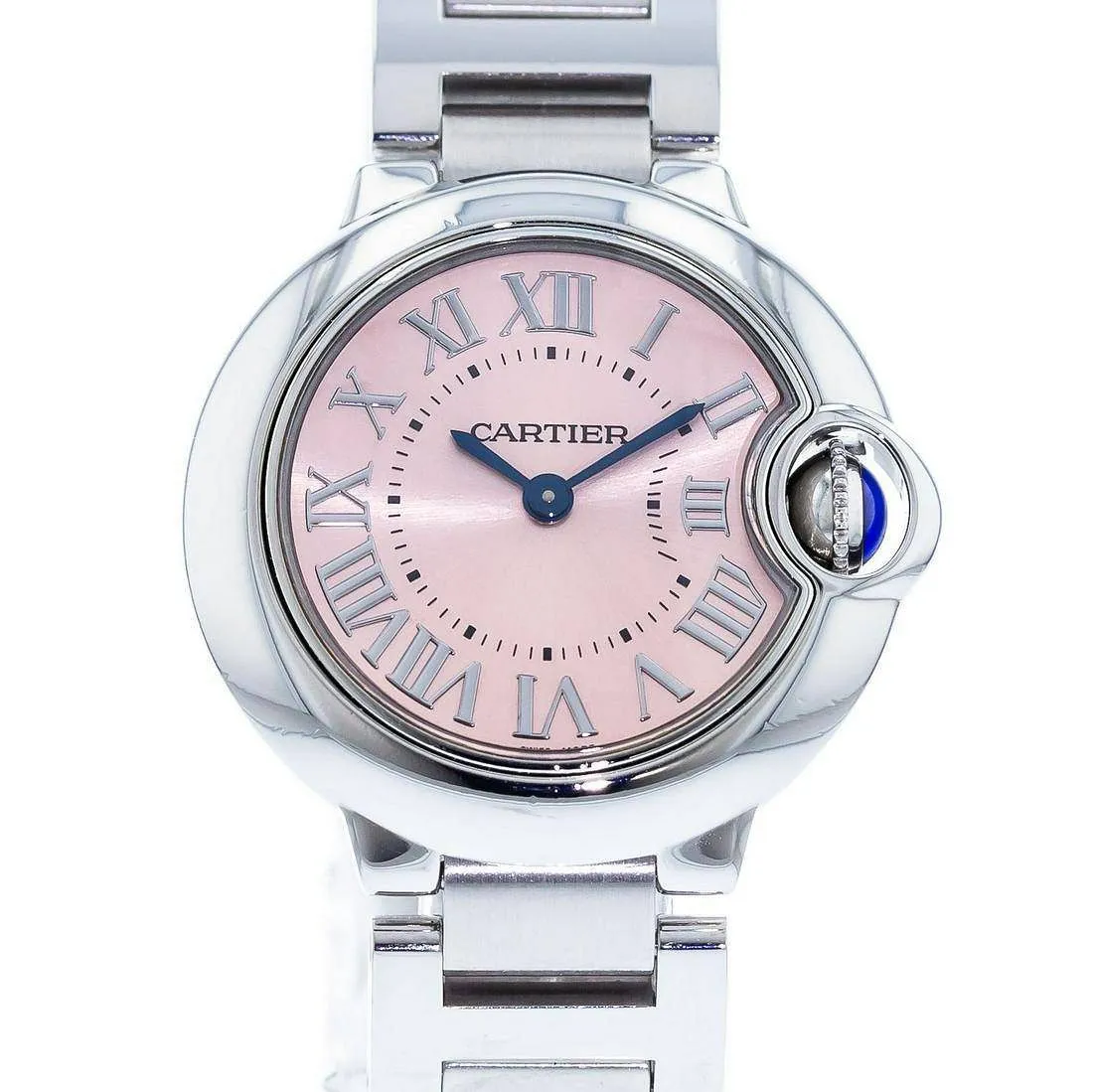 Cartier Ballon Bleu W6920038 28mm Stainless steel Salmon