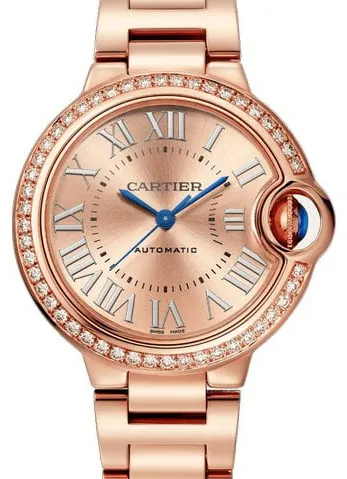 Cartier Ballon Bleu de Cartier WJBB0077 33mm Rose gold Gold