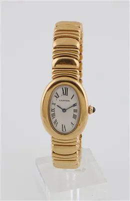 Cartier Baignoire 1950 1 23mm Yellow gold White