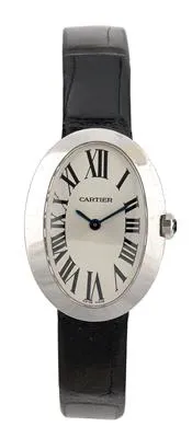 Cartier Baignoire 3065 25mm White gold Silver