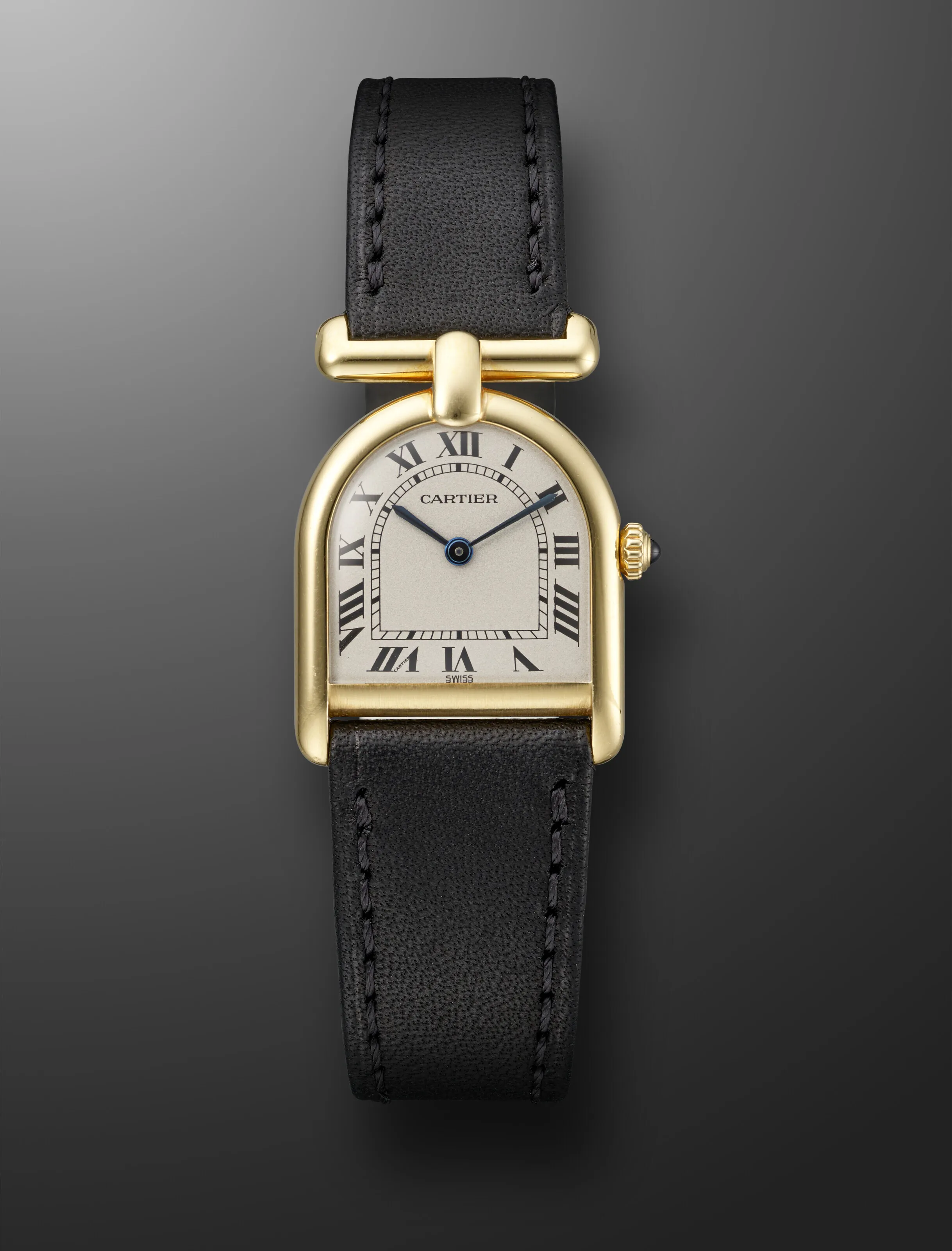 Cartier Cloche 24mm Yellow gold Silver