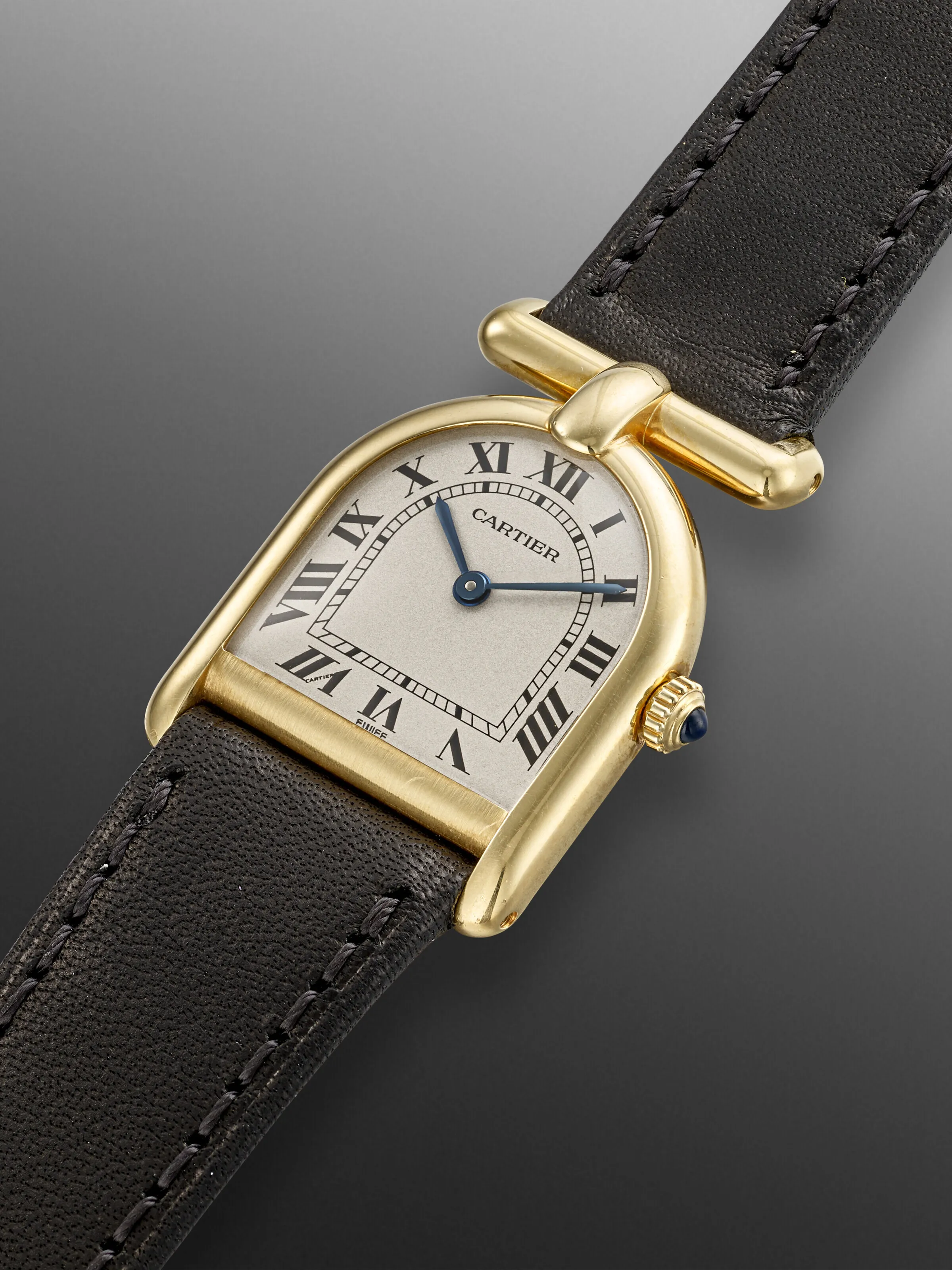 Cartier Cloche 24mm Yellow gold Silver 1