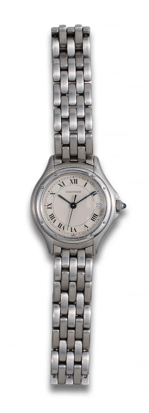 Cartier Cougar 27mm Stainless steel Beige