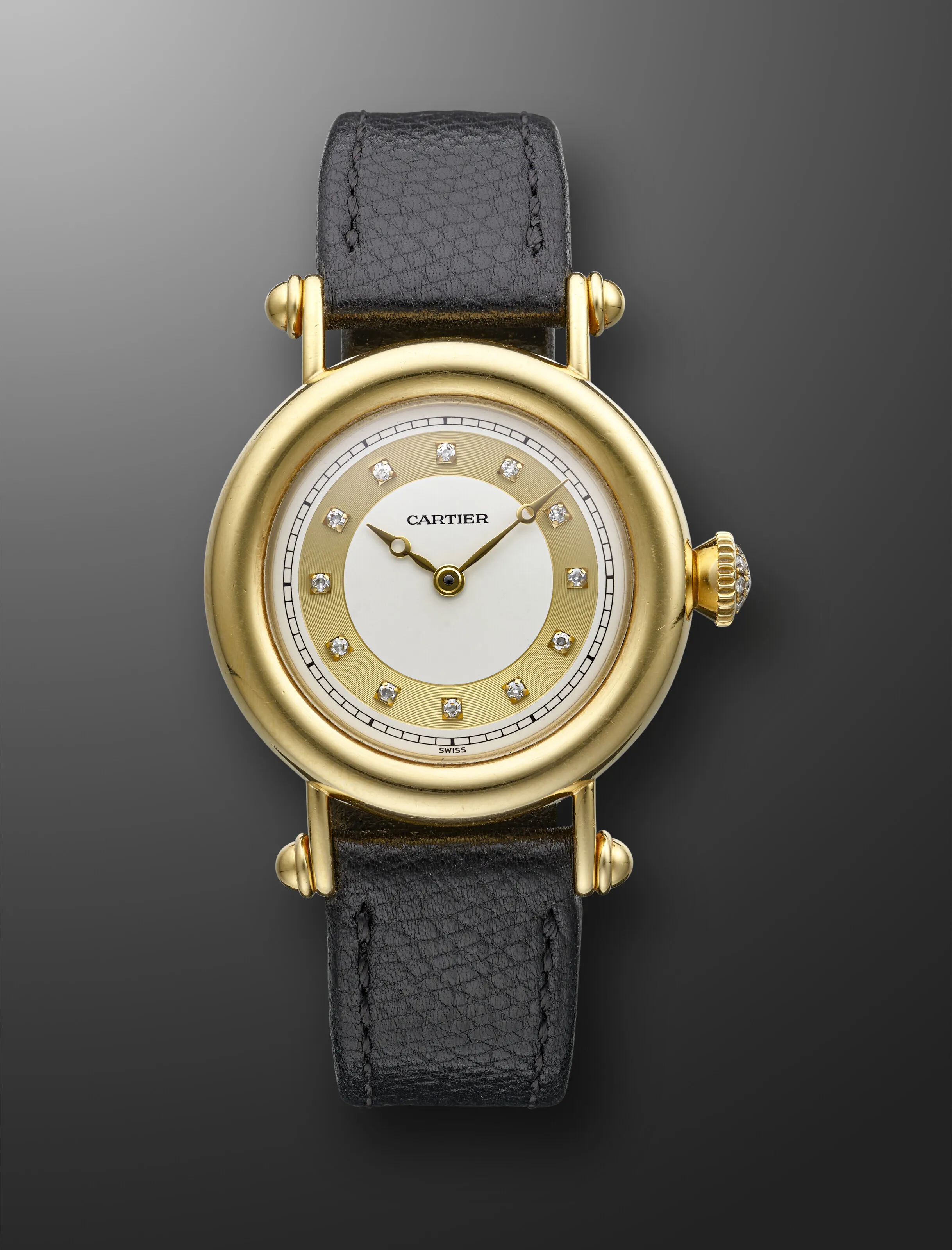 Cartier Diabolo 1430 31mm Yellow gold Silver